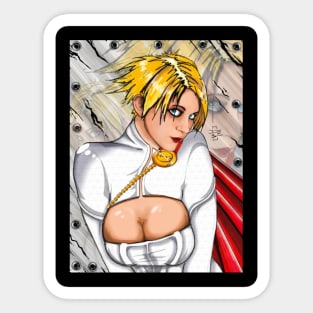 Powergirl Sticker